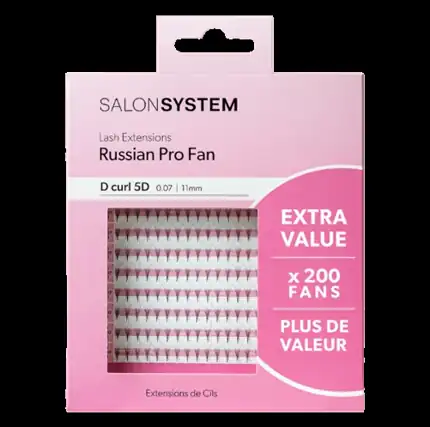 Salon System Extra Value ProFan 5D D Curl 0.07 12mm